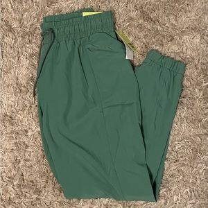 Women's Lined Winter Woven Joggers - All in Motion™ Green M NWT